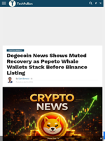 Dogecoin News Shows Muted Recovery as Pepeto Whale Wallets Stack Before Binance Listing - TechBullion