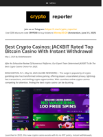 Best Crypto Casinos: JACKBIT Rated Top Bitcoin Casino With Instant Withdrawal