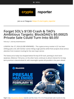 Forget SOL’s $130 Crash & TAO’s Ambitious Targets: BlockDAG’s $0.00025 Private Sale Could Turn Into $0.05!