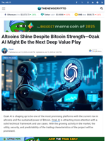 Altcoins Shine Despite Bitcoin Strength—Ozak AI Might Be the Next Deep Value Play