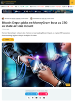 Bitcoin Depot Appoints Ex-MoneyGram Boss as CEO