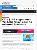 CZ’s $10B crypto fund YZi Labs ‘may’ open to external investors - The Crypto News Wire
