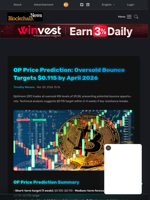 OP Price Prediction: Oversold Bounce Targets $0.115 by April 2026 - Blockchain.News