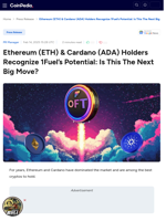 Ethereum (ETH) & Cardano (ADA) Holders Recognize 1Fuel’s Potential: Is This The Next Big Move?
