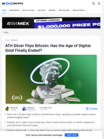 Silver Hits Record High, Overtakes Bitcoin in Market Value