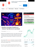 BonkFun Overtakes PumpFun as Solana’s Top Memecoin Launchpad - NullTX