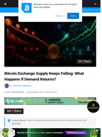 Bitcoin Exchange Supply Keeps Falling: What Happens If Demand Returns? | Bitcoinist.com