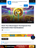Here’s The Critical Support The Dogecoin Price Must Hold Or Risk Total Breakdown | Bitcoinist.com