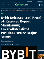 Bybit Releases 32nd Proof-of-Reserves Report, Maintaining Overcollateralized Positions Across Major Assets - Crypto Daily