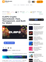 CLAPS Crypto Sportsbook: Fast, Transparent, and Built for Web3 – Branded Spotlight Bitcoin News