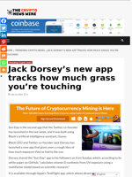Jack Dorsey’s new app tracks how much grass you’re touching - The Crypto News Wire
