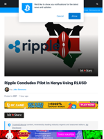 Ripple Concludes Pilot In Kenya Using RLUSD