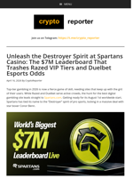 Unleash the Destroyer Spirit at Spartans Casino: The $7M Leaderboard That Trashes Razed VIP Tiers and Duelbet Esports Odds