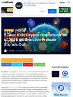 5 Best 100x Crypto Opportunities of 2025 as One Live Presale Stands Out | Live Bitcoin News