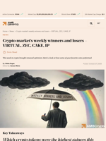 Crypto market’s weekly winners and losers – VIRTUAL, ZEC, CAKE, IP - AMBCrypto