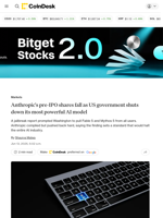 Anthropic's pre-IPO shares fall as US government shuts down Fable, Mythos models