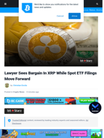 Lawyer Sees Bargain In XRP While Spot ETF Filings Move Forward