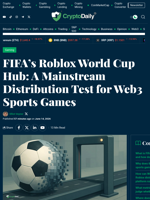 FIFA’s Roblox Hub Tests Web3 Sports Game Distribution