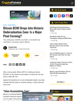 Bitcoin BCMI Drops Into Historic Undervaluation Zone: Is a Major Pivot Forming?