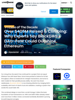 Over $405M Raised & Climbing: Why Experts Say BlockDAG’s DAG-PoW Could Outshine Ethereum | Live Bitcoin News