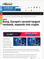 Bunq, Europe’s second-largest neobank, expands into crypto - The Crypto News Wire