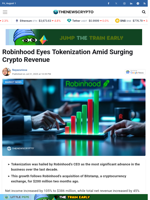 Robinhood Eyes Tokenization Amid Surging Crypto Revenue - TheNewsCrypto