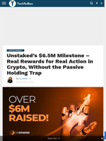 Unstaked Is Changing the Game for Crypto With User Incentives, Real Rewards, & AI Agents