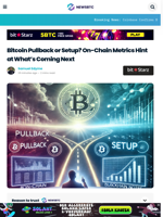Bitcoin Pullback or Setup? On-Chain Metrics Hint at What’s Coming Next