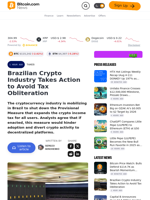 Brazilian Crypto Industry Takes Action to Avoid Tax Obliteration – Taxes Bitcoin News