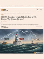 GENIUS Act, other crypto bills blocked in U.S. House: 'The Senate did not...' - AMBCrypto