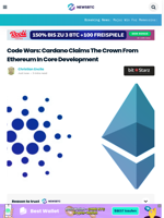 Cardano Claims The Crown From Ethereum In Core Development