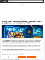 BREAKING: Mr Beast Filed Trademark for Crypto Exchange, and $BEST Is on the Brink of Exploding