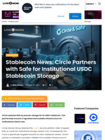 Stablecoin News: Circle Partners with Safe for Institutional USDC Stablecoin Storage | Live Bitcoin News