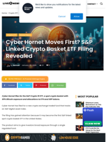 Cyber Hornet Files First S&P Crypto ETF