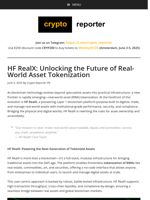 HF RealX: Unlocking the Future of Real-World Asset Tokenization
