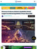 Ethereum Endures Historic Liquidation Week: Largest Sustained Liquidation Phase Since 2021