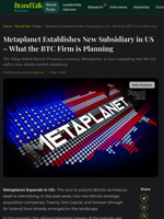Metaplanet Establishes New Subsidiary in US - What the BTC Firm is Planning