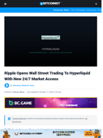 Ripple Opens Wall Street Trading To Hyperliquid With New 24/7 Market Access | Bitcoinist.com