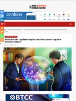 South Korean regulator begins sanctions process against Dunamu: Report - The Crypto News Wire