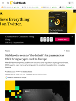 OKX executive says stablecoins are gaining traction in payments as new card launches