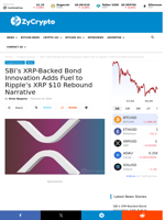 SBI’s XRP-Backed Bond Innovation Adds Fuel to Ripple's XRP $10 Rebound Narrative ⋆ ZyCrypto
