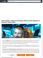 Best Cryptos to Buy as Strategy's Bitcoin Stock Appeals to Retirees, Says Saylor - Brave New Coin