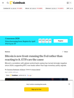 Bitcoin is now front-running the Fed rather than reacting to it. ETFs are the cause