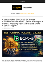 Crypto Poker Site 2026: BC Poker Launches with Bitcoin Casino No Deposit Bonus, Provably Fair Tables and Multi-Crypto Support