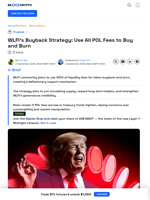 WLFI Governance Approves Deflationary Buyback-and-Burn Mechanism