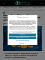 Banking Giant JPMorgan Eyes Institutional Adoption With Crypto ETF Lending Program