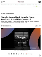 Google Jumps Back Into the Open Source AI Race With Gemma 4 - Decrypt