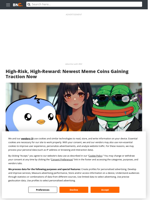 High-Risk, High-Reward: Newest Meme Coins Gaining Traction Now - Brave New Coin