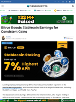 Bitrue Boosts Stablecoin Earnings for Consistent Gains