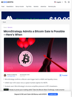 A Rare Admission: Yes, MicroStrategy Could Sell Bitcoin
